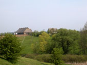 Ausblick &uuml;ber die Pferdekoppel im Fr&uuml;hjahr